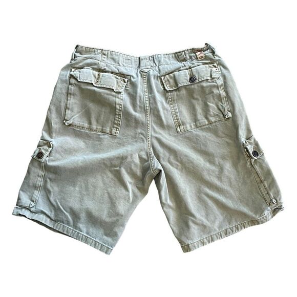 Lucky Brand 9" Classic Cargo Shorts Otter Tan 33 - Picture 4 of 13